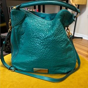 Marc by Marc Jacobs Teal Leather Shoulder Bag